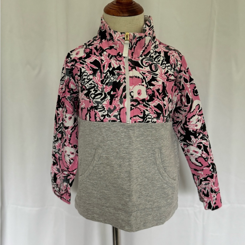Lilly Pulitzer Pink and Gray Popover